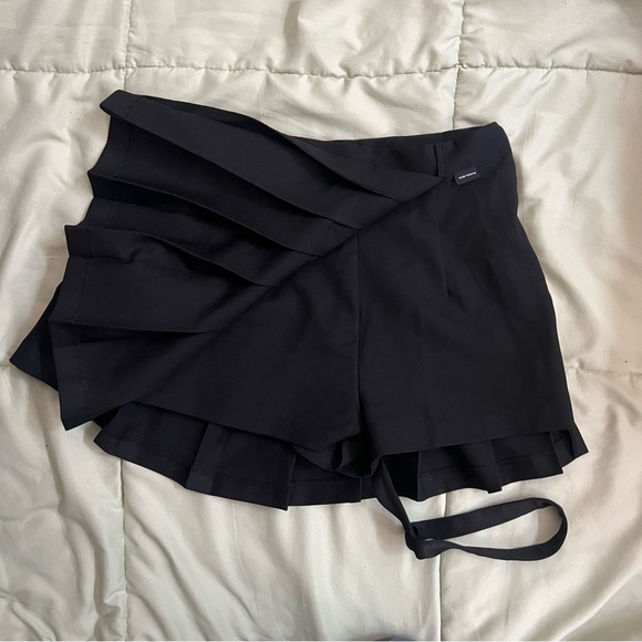 mixxmix black baby tee and garter skirt set size small - Picture 4 of 8